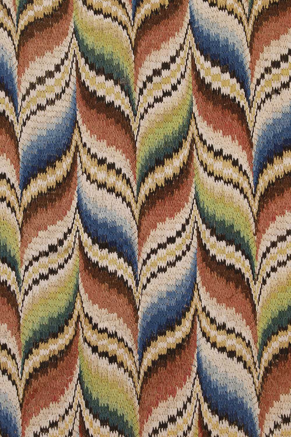 Lot 280 - A large bargello work hanging