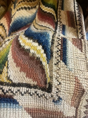 Lot 280 - A large bargello work hanging