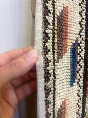 Lot 280 - A large bargello work hanging