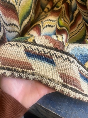 Lot 280 - A large bargello work hanging