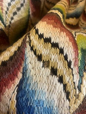 Lot 280 - A large bargello work hanging