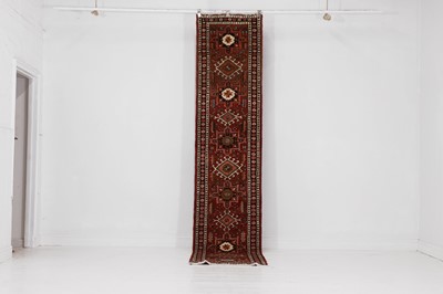 Lot 477 - A Heriz wool runner