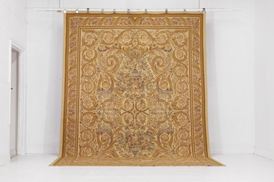 Lot 73 - An Aubusson wool carpet