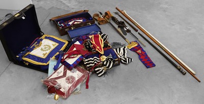 Lot 314 - Masonic robes and sashes