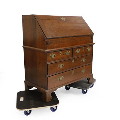 Lot 358 - A George III mahogany bureau