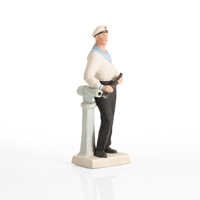 Lot 131 - A Dmitrov Porcelain Factory figure of a sailor