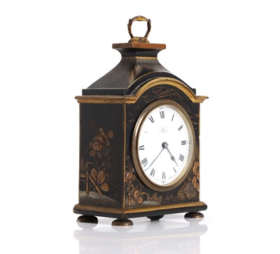 Lot 175 - A Queen Anne style table timepiece