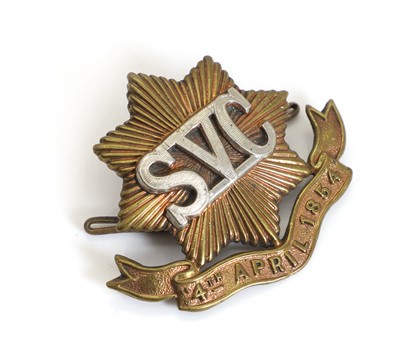 Lot 171 - A Shanghai Volunteer Corps Officer's cap badge