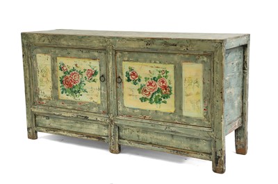 Lot 524 - A Mongolian painted sideboard