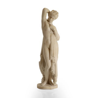 Lot 286 - A white marble figure of Aphrodite