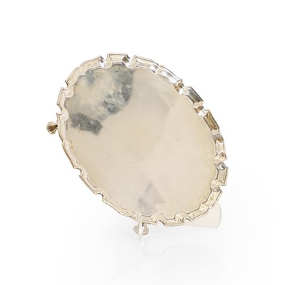 Lot 32 - A silver salver
