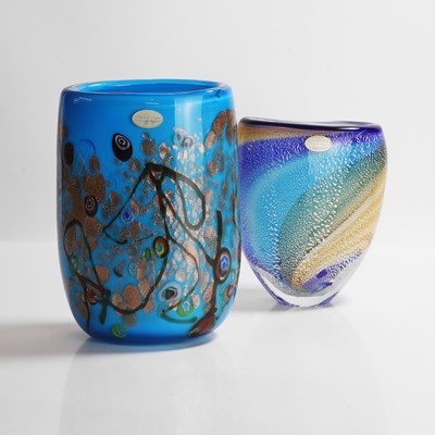 Lot 187 - Two Murano glass vases