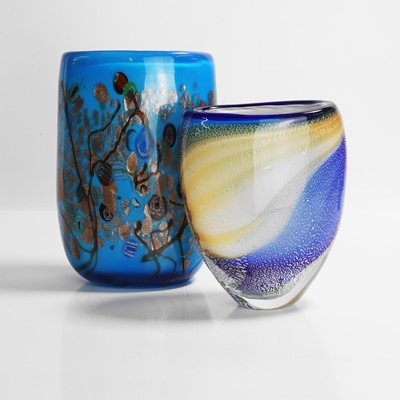 Lot 187 - Two Murano glass vases