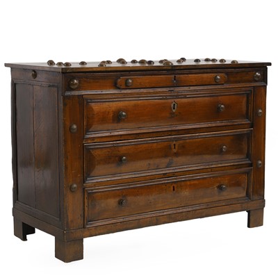Lot 362 - A Dutch walnut commode