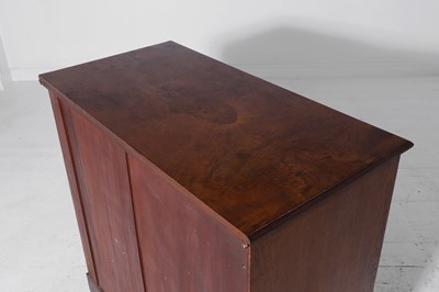 Lot 242 - A brown oak and coromandel chest of drawers