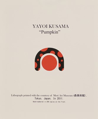 Lot 446 - Yayoi Kusama (Japanese, b.1929)