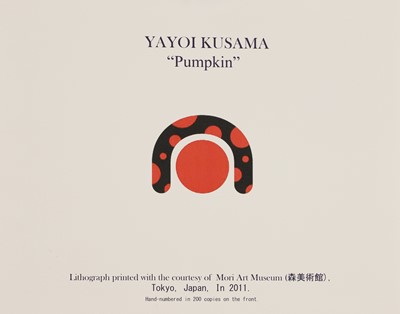 Lot 445 - Yayoi Kusama (Japanese, b.1929-)