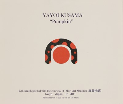 Lot 448 - Yayoi Kusama (Japanese, b.1929)