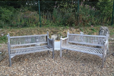 Lot 478 - A pair of shipbreakers benches