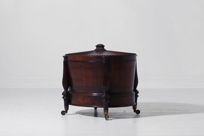 Lot 475 - A Regency mahogany wine cooler attributed to Gillows