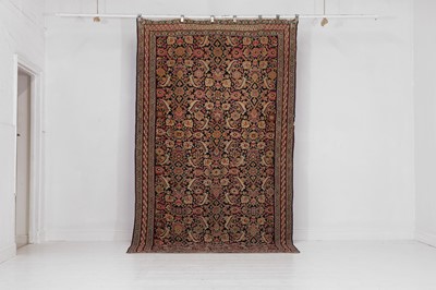 Lot 154 - A Persian Senneh kilim wool rug