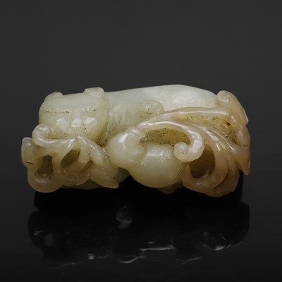Lot 273 - A Chinese jade carving