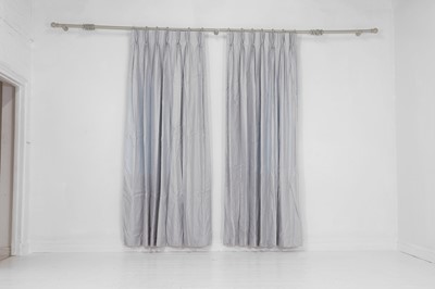 Lot 356 - Two pairs of lined and interlined curtains