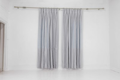 Lot 356 - Two pairs of lined and interlined curtains