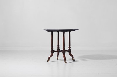 Lot 481 - A small Victorian walnut occasional table attributed to Gillows