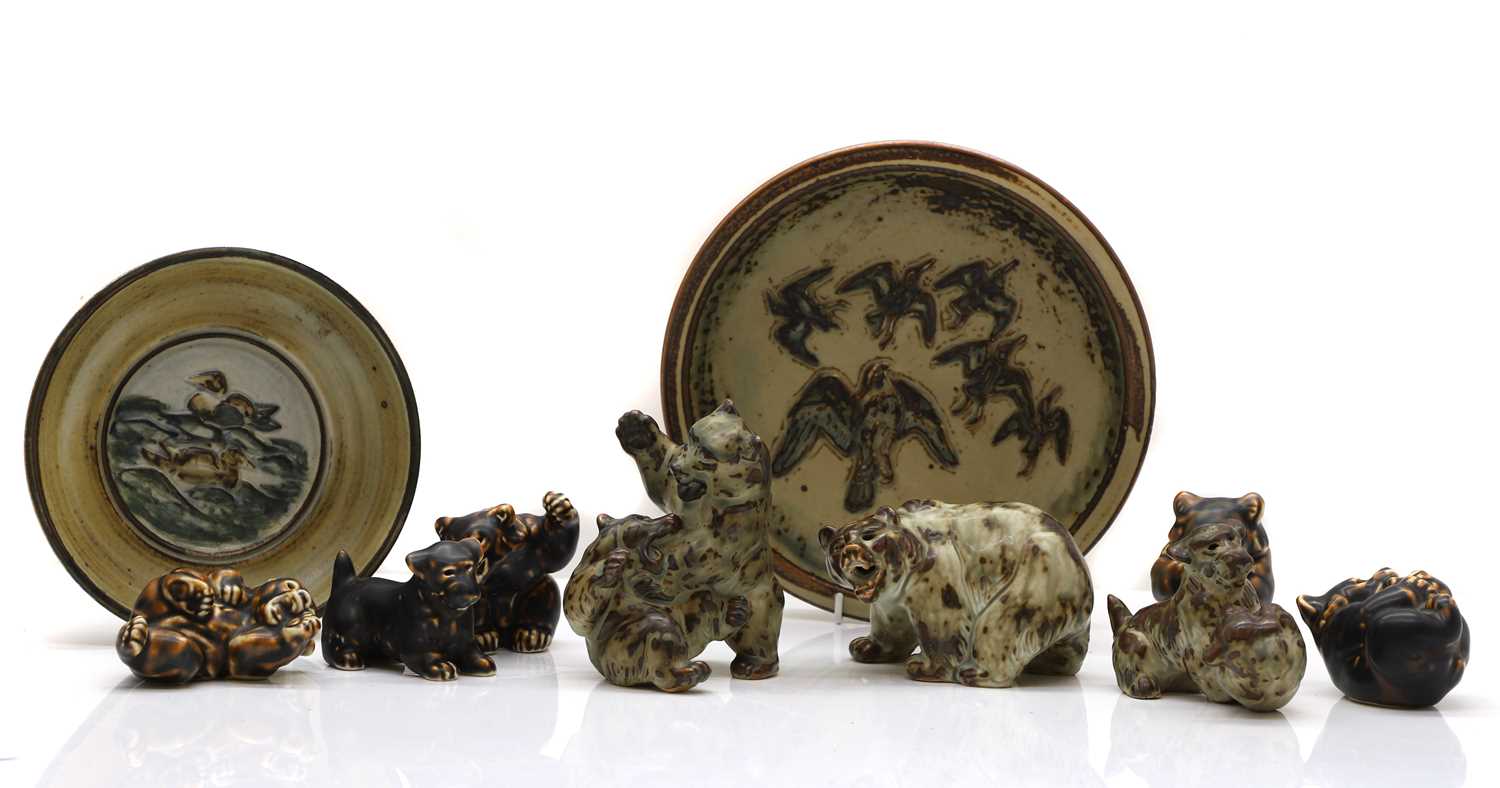 Lot 231 - A group of figurines by Knud Kyhn (Danish, 1880-1969) for Royal Copenhagen