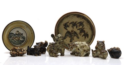 Lot 231 - A group of figurines by Knud Kyhn (Danish, 1880-1969) for Royal Copenhagen
