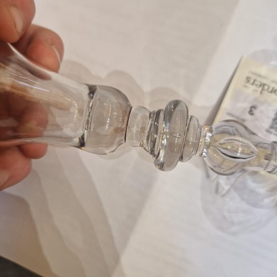 Lot 3 - A baluster wine glass