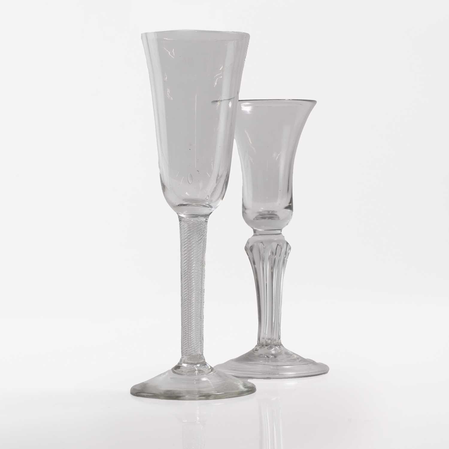 Lot 9 - Two drinking glasses