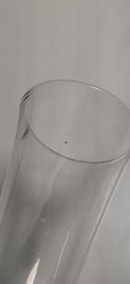 Lot 6 - A group of three plain stem drinking glasses