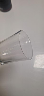 Lot 6 - A group of three plain stem drinking glasses