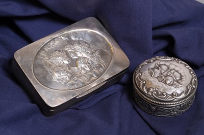 Lot 3 - Two Edwardian silver boxes