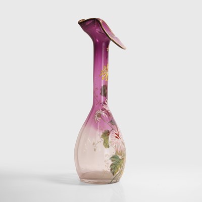 Lot 53 - A large Legras enamelled glass vase