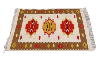 Lot 380 - A Kilim style rug