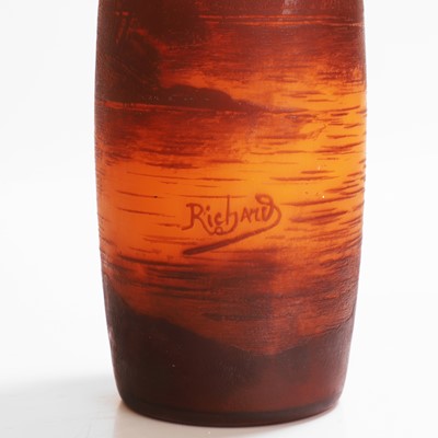 Lot 60 - Two cameo glass vases