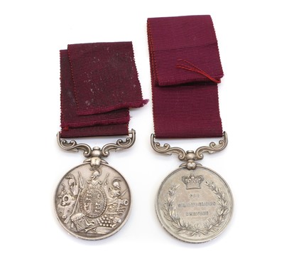 Lot 143 - Two Queen Victoria medals