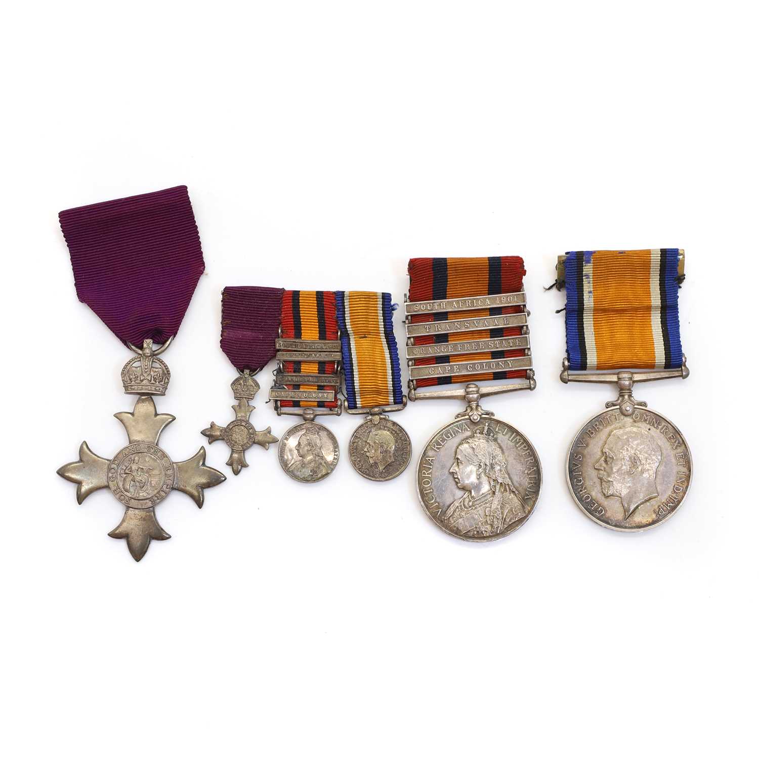Lot 150 - A group of medals relating to Captain VE Gray