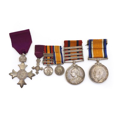 Lot 385 - A group of medals relating to Captain VE Gray