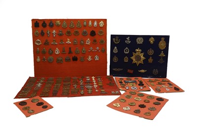 Lot 168 - A selection of British Army corps cap badges