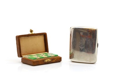 Lot 31 - A silver cigarette case