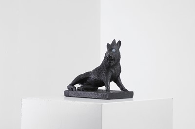 Lot 230 - A carved serpentine marble model of the 'Porcellino' or Uffizi Boar