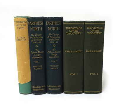 Lot 230 - SCOTT, Capt. Robert F: The Voyage of the Discovery, 2 Volume Set.
