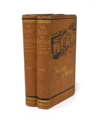 Lot 231 - BURTON, Richard F: The Land of Midian (Revisited), 2 volumes.
