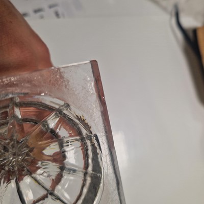 Lot 25 - A political glass rummer