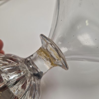 Lot 25 - A political glass rummer