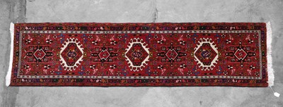 Lot 421 - A Persian Karajah runner